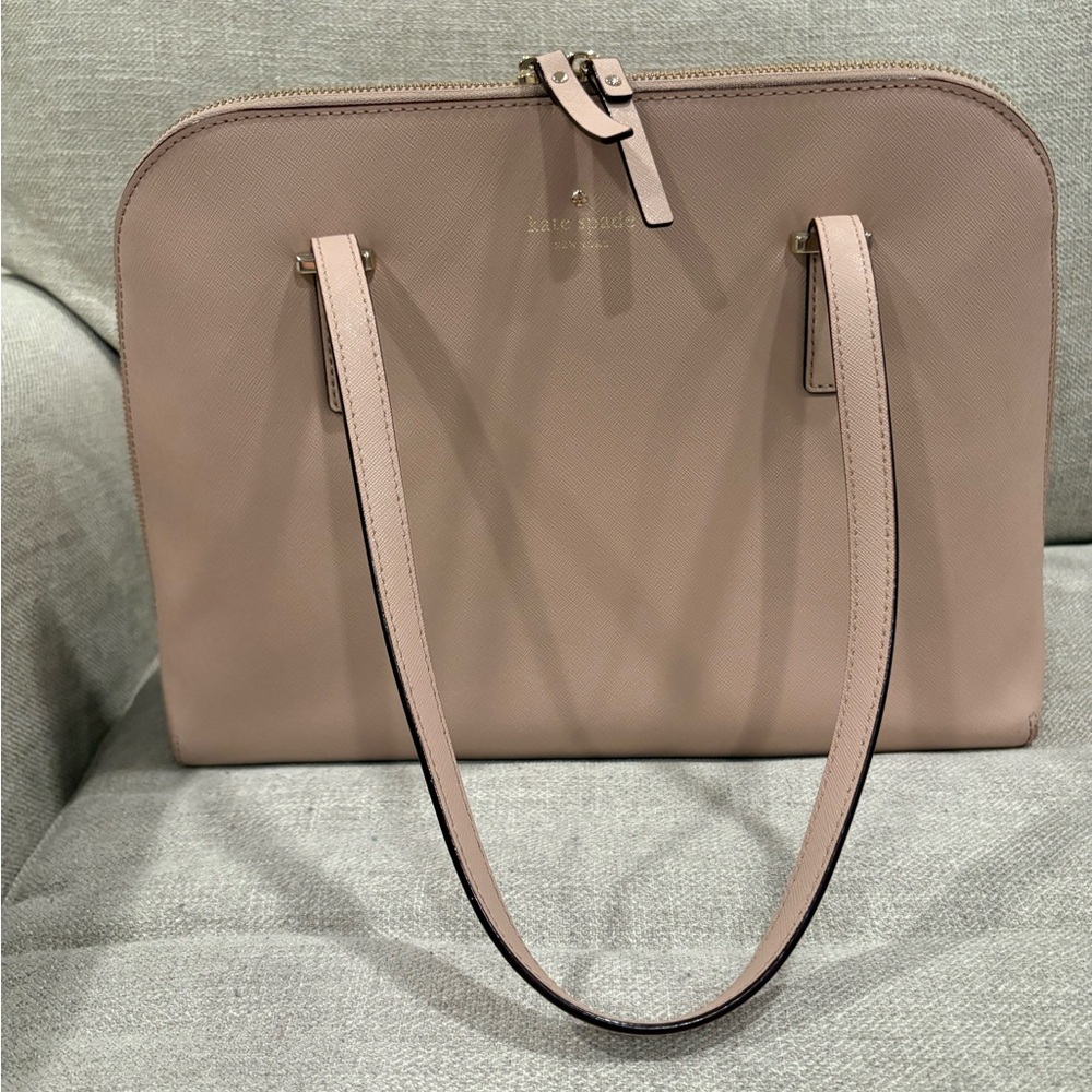 50% off SALE Kate Spade Pale Pink Saffiano Leather Satchel - Picture 4 of 8
